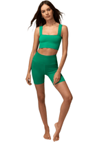 Spiritual Gangster Love Sculpt 5" Biker Short Jade