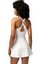 Spiritual Gangster Lexi Active Dress Bright White