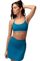 Spiritual Gangster Skinny T Back Novelty Bra Dark Turquoise