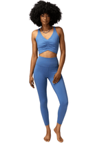 Spiritual Gangster Everly Twist Back Bra Pacific Blue