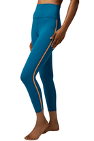 Spiritual Gangster Ada Dream Tech Side Stripe Legging Dark Turquoise