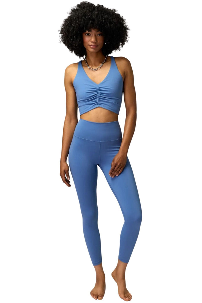 Spiritual Gangster Everly Cinched Waist Legging Pacific Blue