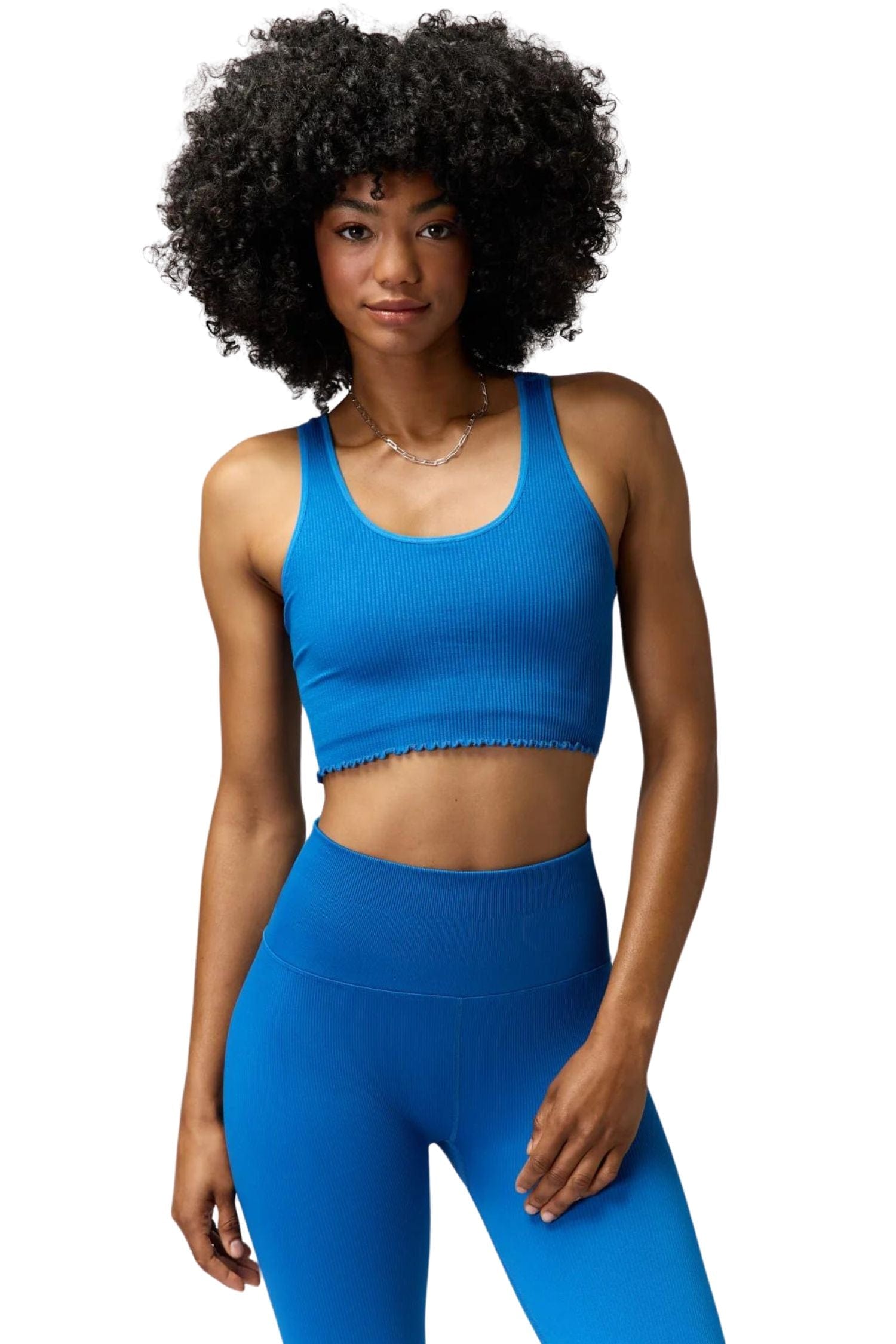 Spiritual Gangster Amor Crop Tank Lagoon