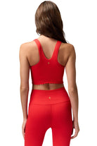 Spiritual Gangster Amor Crop Tank Ruby Red