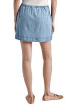 Splendid Alice Cotton Mini Skirt Indigo