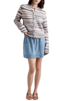 Splendid Alice Cotton Mini Skirt Indigo