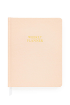 Sugar Paper Undated Weekly Planner Pale Pink