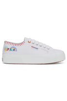 Superga 2740 Happy Logo Sneakers White Multi Color