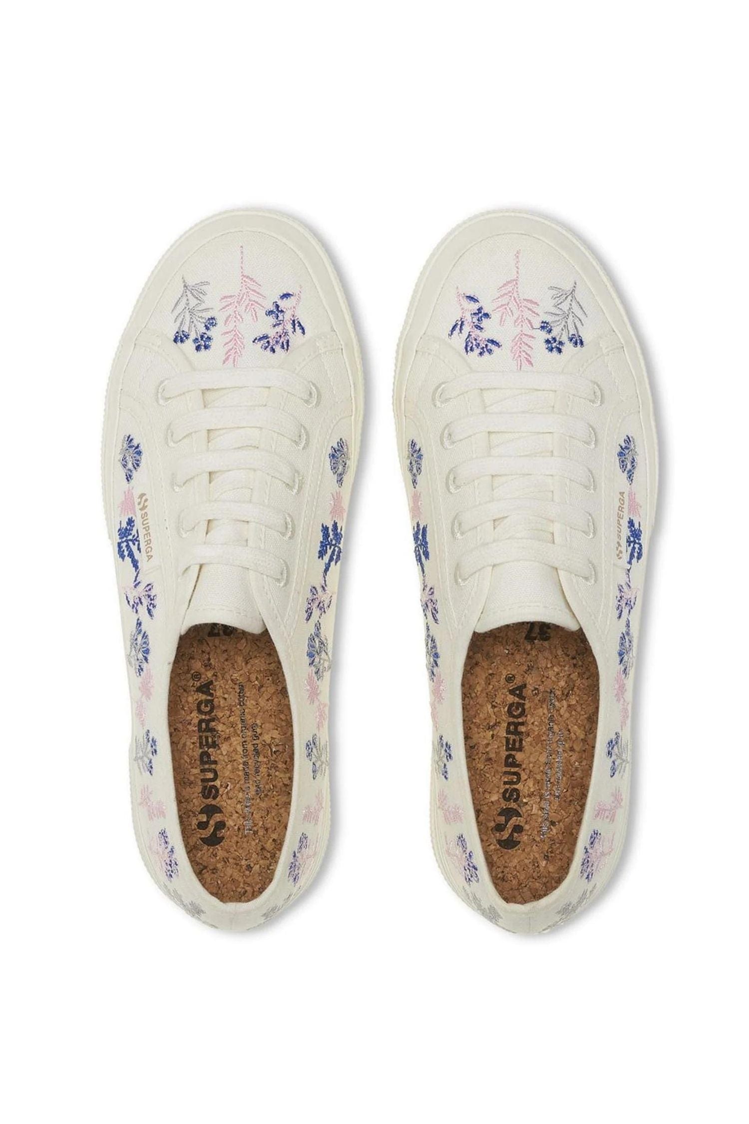 Superga 2750 Organic Flowers Embroidery Sneakers – Fitness Hub Shop