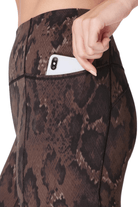 Sweaty Betty Super Soft 7/8 Yoga Leggings Brown Python Print