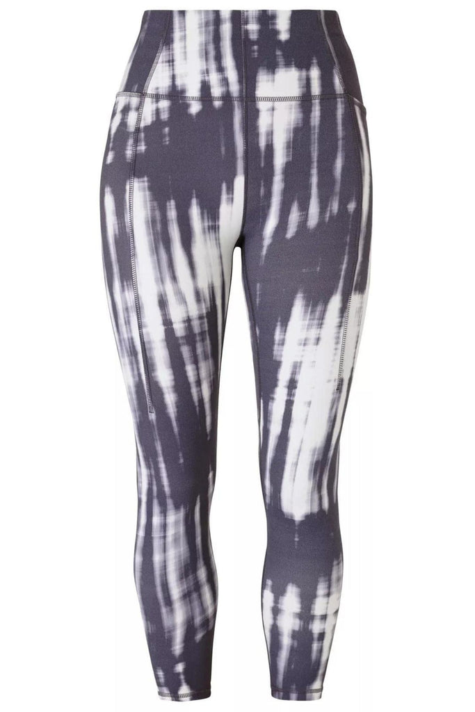 Sweaty Betty Super Soft 7/8 Yoga Leggings Grey Bokeh Print