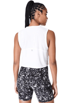 Sweaty Betty Breathe Easy Crop Muscle Tank White