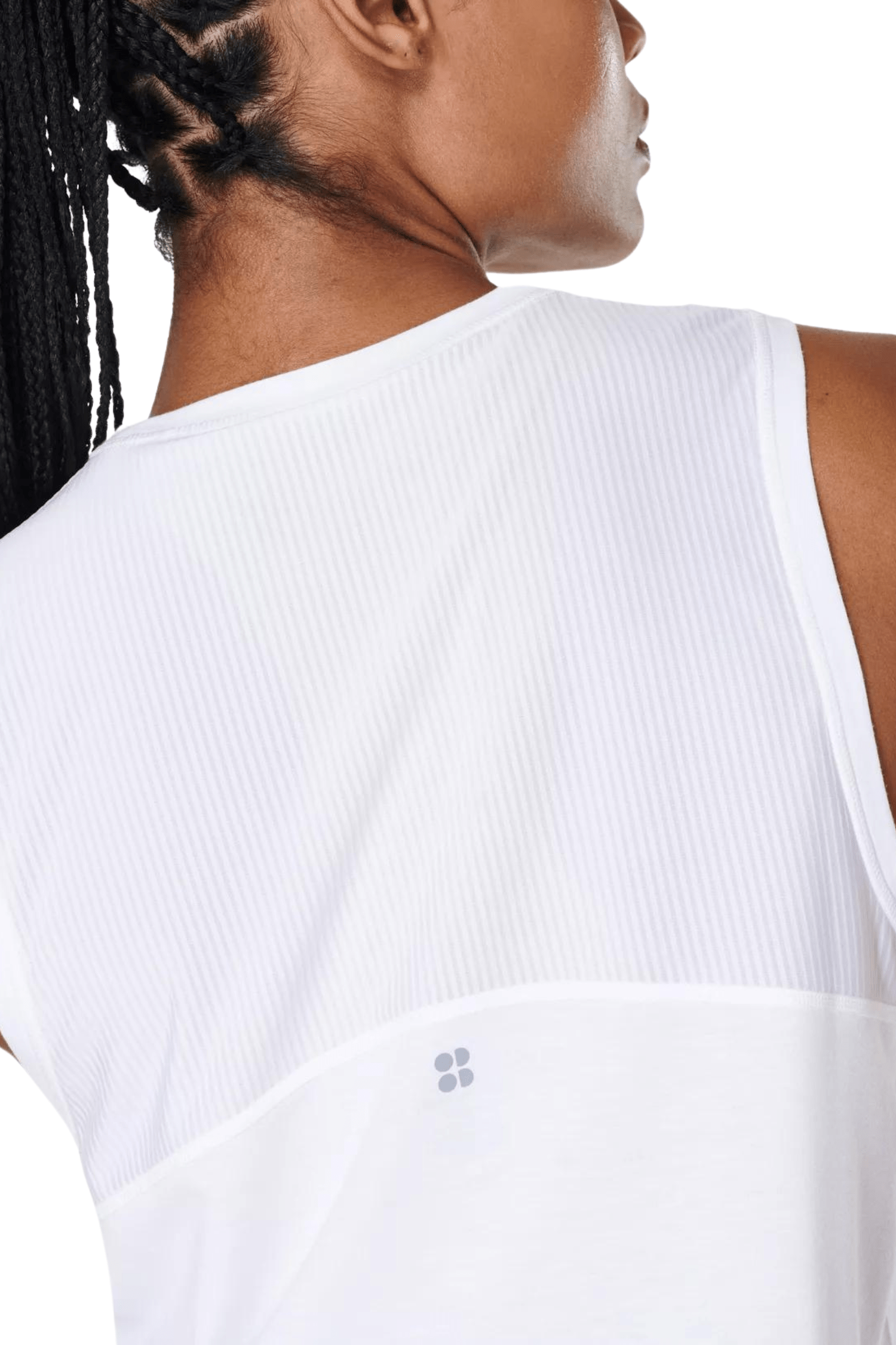 Sweaty Betty Breathe Easy Crop Muscle Tank White