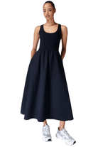 Sweaty Betty Explorer Ribbed Racer Dress Black