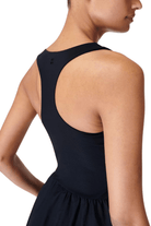Sweaty Betty Explorer Ribbed Racer Dress Black