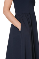 Sweaty Betty Explorer Ribbed Racer Dress Navy Blue