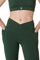 Sweaty Betty Power Boot Cut 2.0 Wrap Waist Trek Green