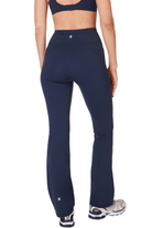 Sweaty Betty Power Boot Cut 2.0 Wrap Waist Navy Blue