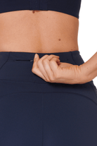 Sweaty Betty Power Boot Cut 2.0 Wrap Waist Navy Blue