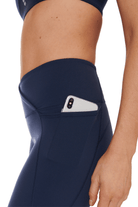 Sweaty Betty Power Boot Cut 2.0 Wrap Waist Navy Blue