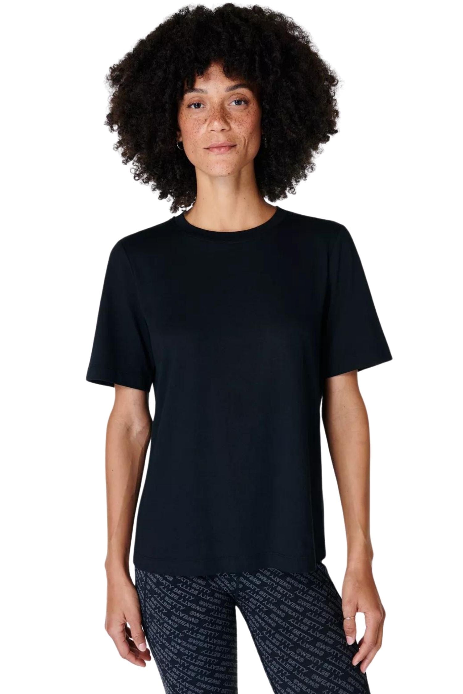 Sweaty Betty Essential Crew Neck T-Shirt Black