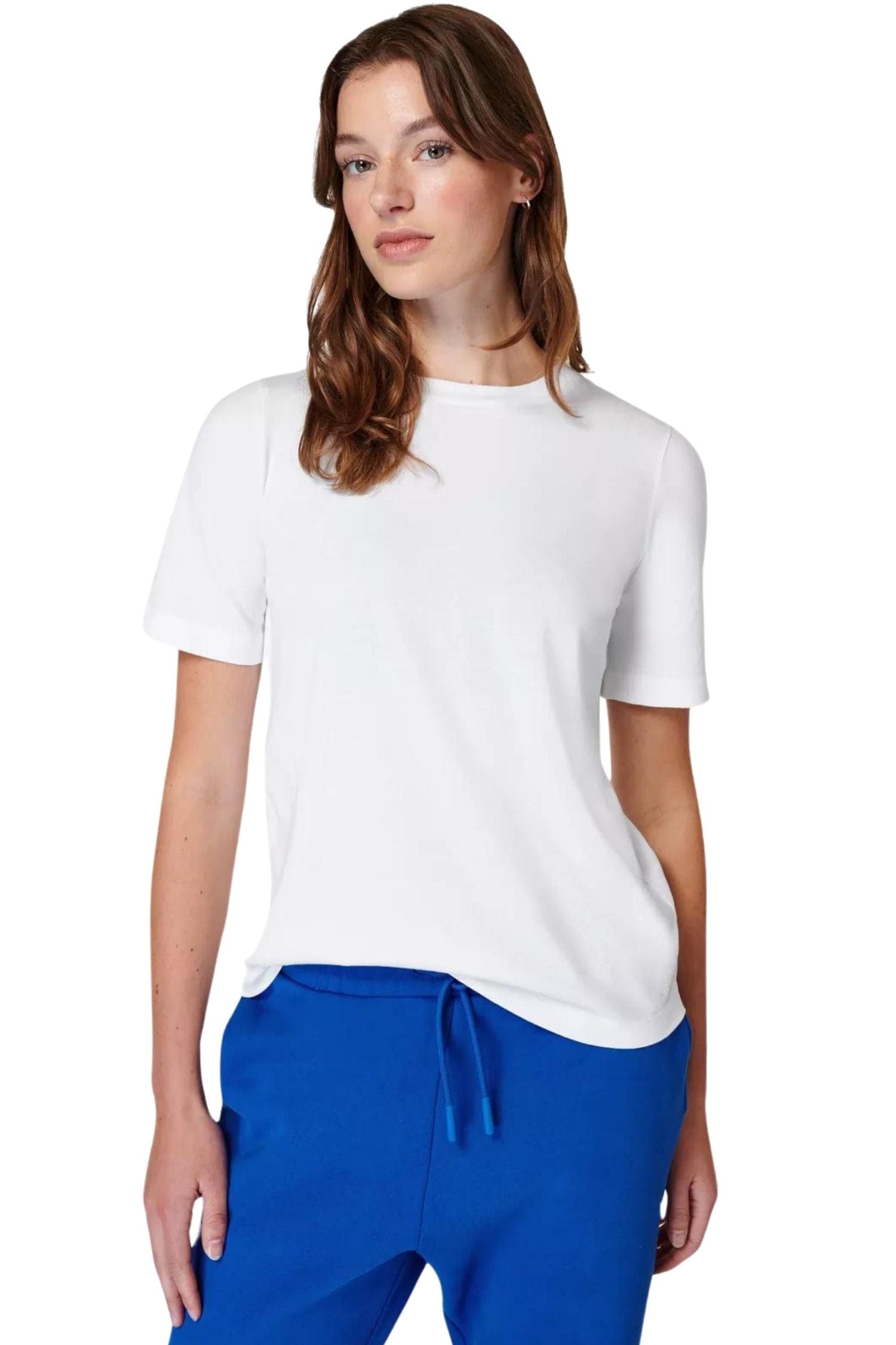 Sweaty Betty Essential Crew Neck T-Shirt White