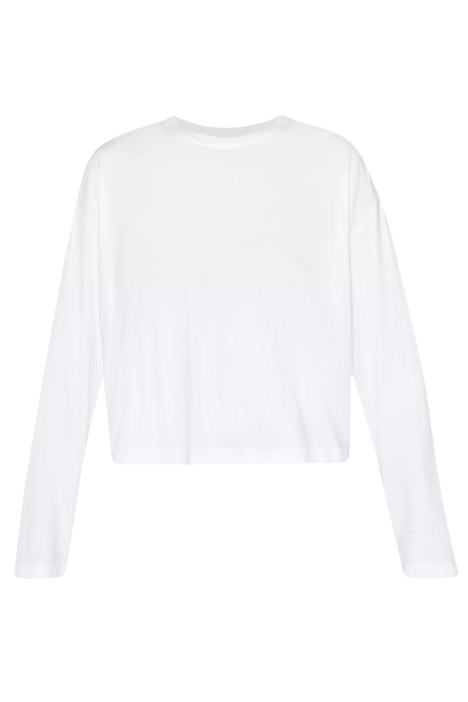 Sweaty Betty Essential Crop Long Sleeve White
