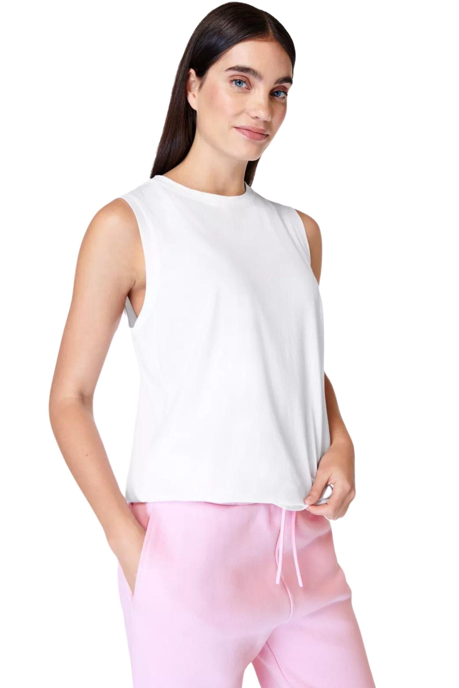 Sweaty Betty Essential Sleeveless Tank White
