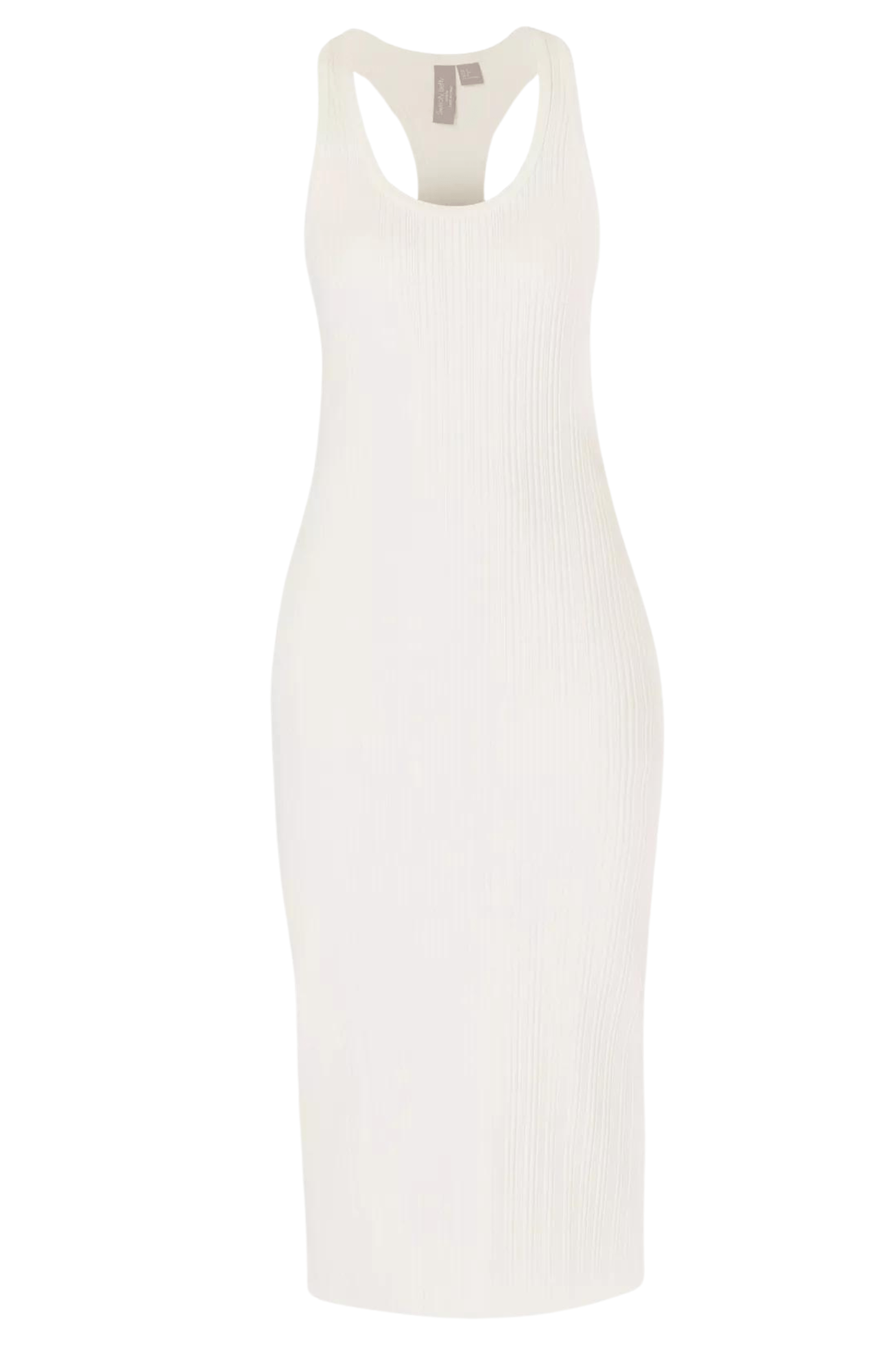 Sweaty Betty Resort Rib Tank Dress Lily White