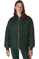 Sweaty Betty Cityscape Longline Bomber Trek Green