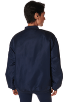 Sweaty Betty Cityscape Longline Bomber Navy Blue