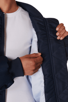 Sweaty Betty Cityscape Longline Bomber Navy Blue