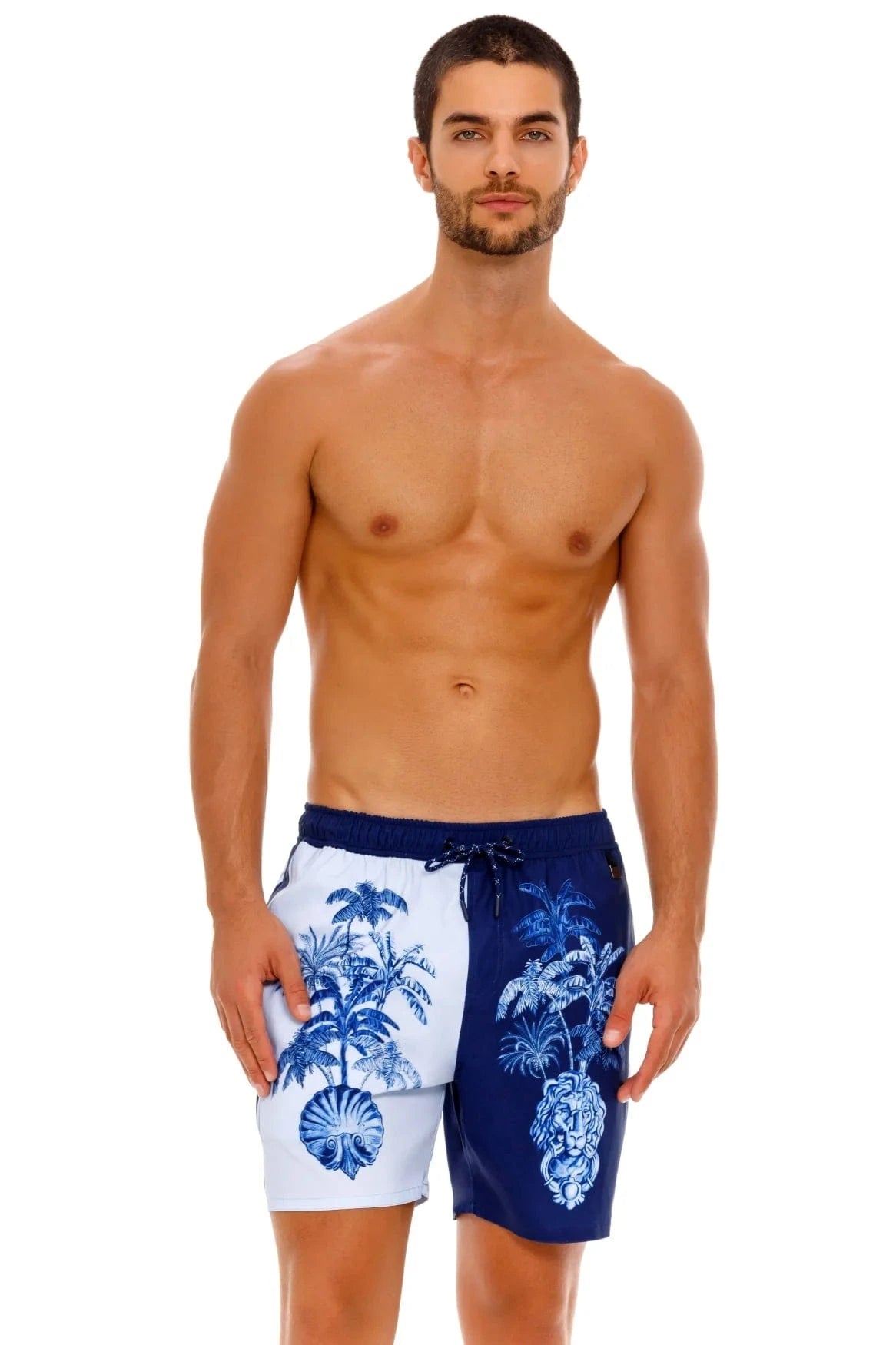 Agua Bendita Joe Men's Swim Trunks Tales