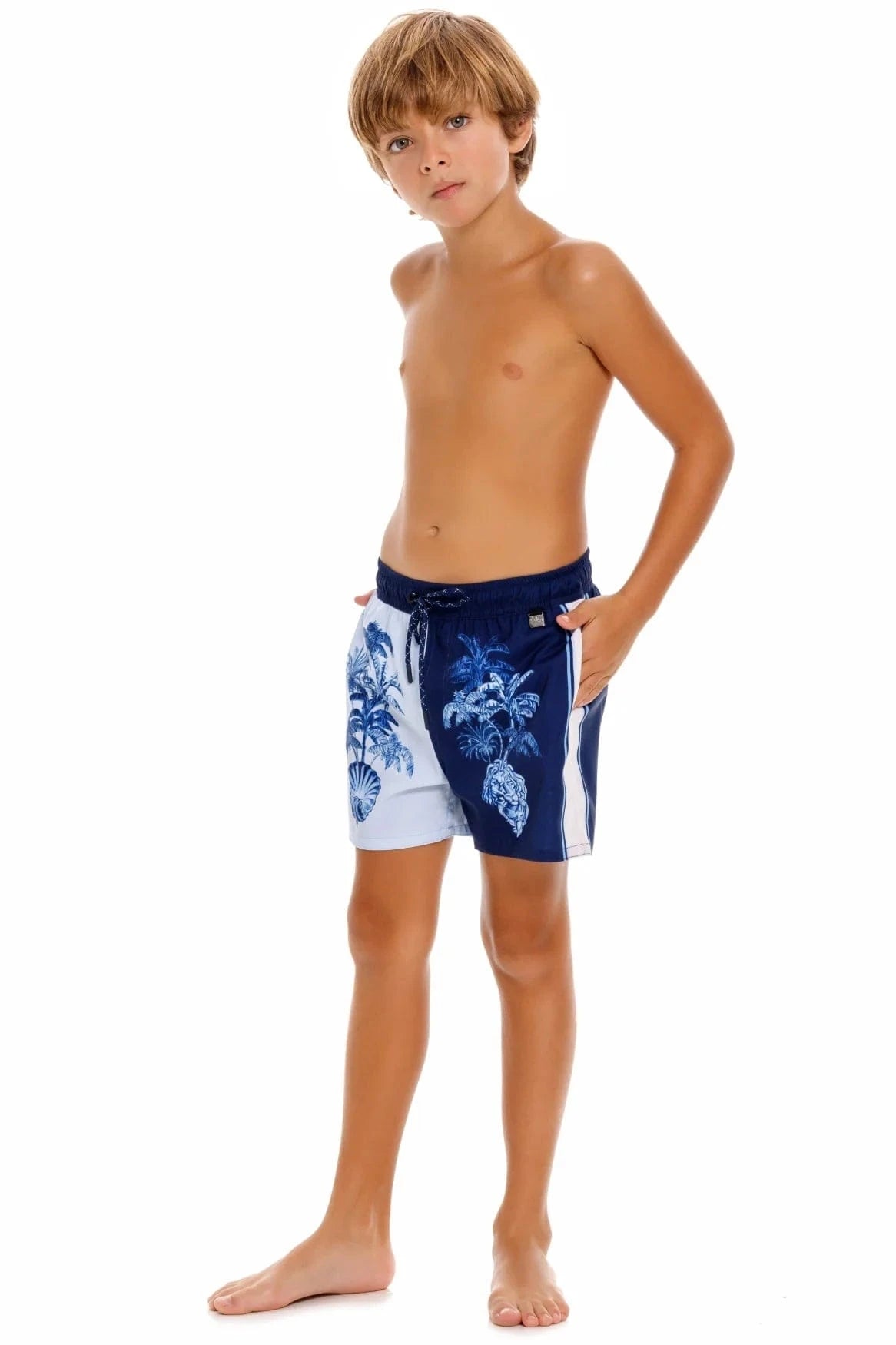 Agua Bendita Nick Kids' Swim Trunks Tales