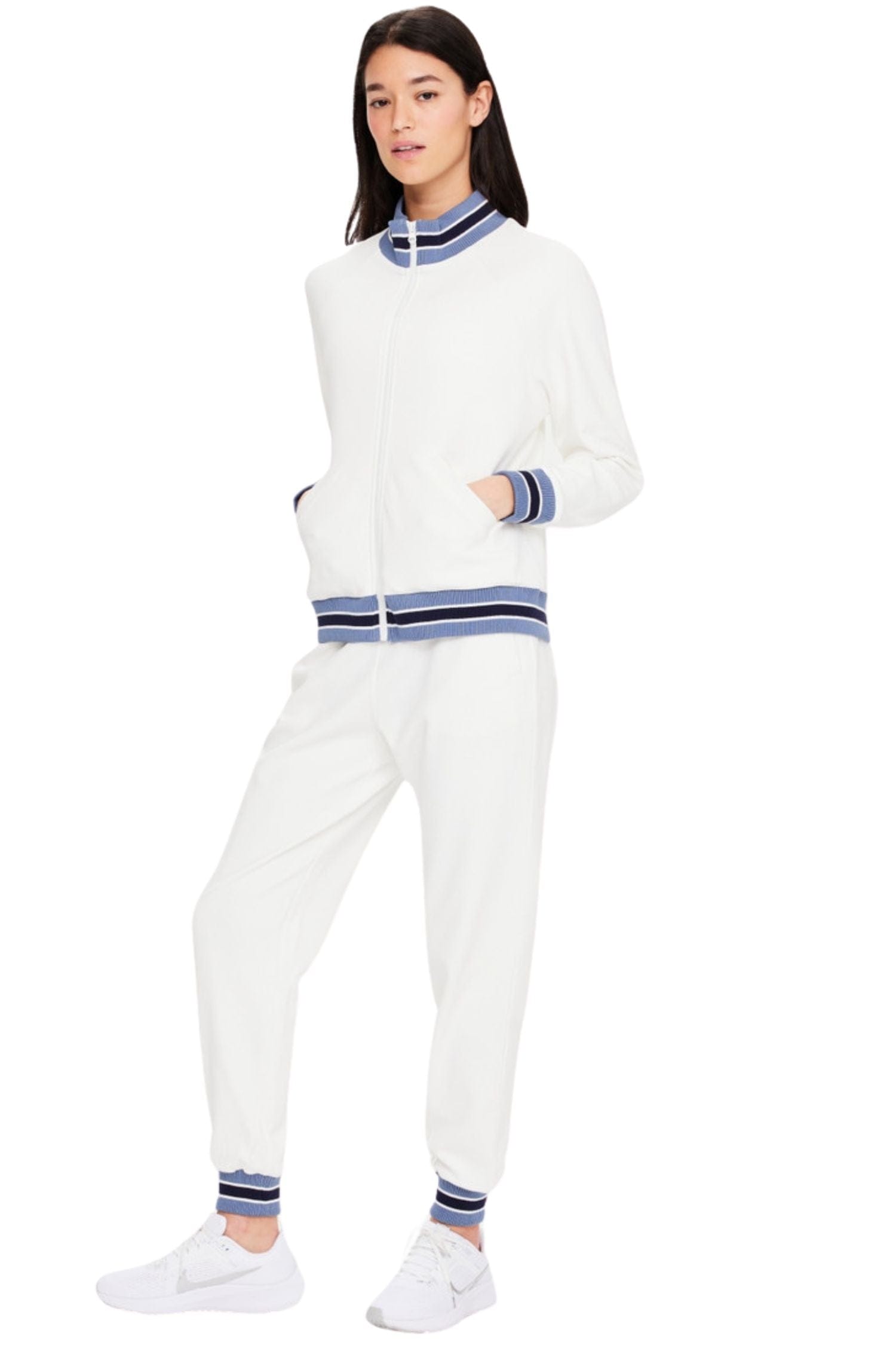 The Upside Bounce Quinn Jacket White
