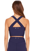 The Upside Ribbed Samara Crop Navy