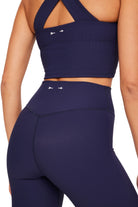 The Upside Ribbed Samara Crop Navy