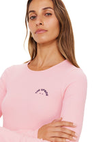 The Upside Rib Chrissy Long Sleeve Top Blossom