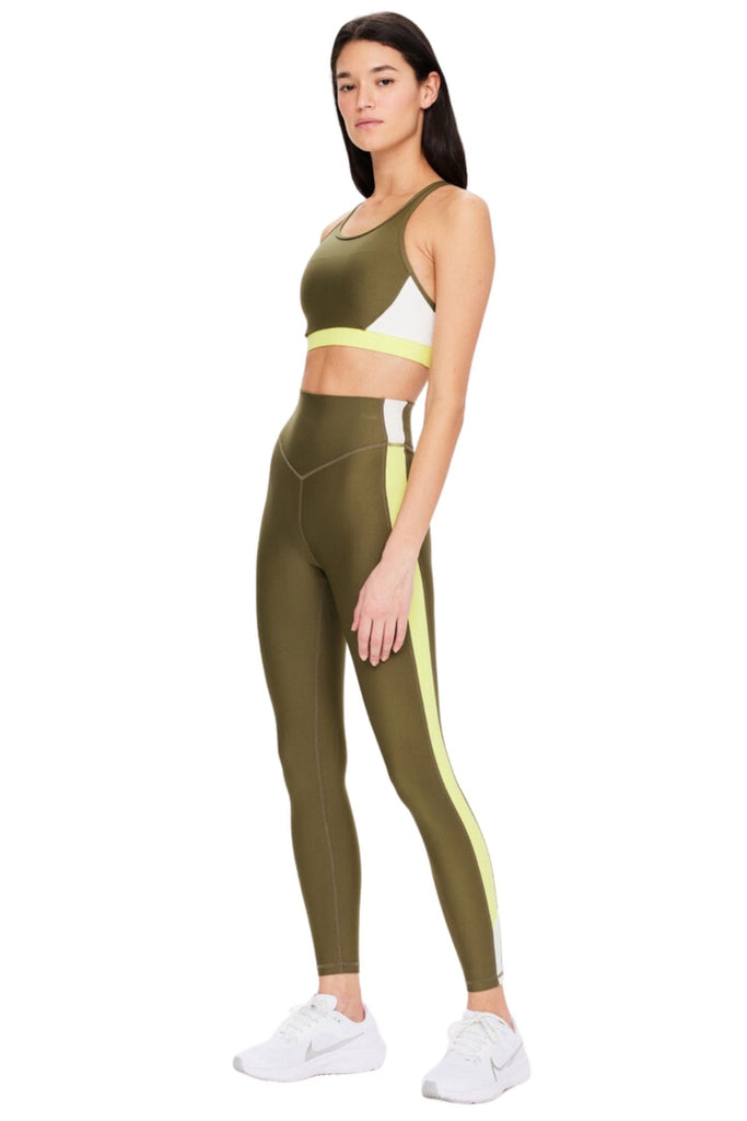The Upside Beat 25in High Midi Pant Olive