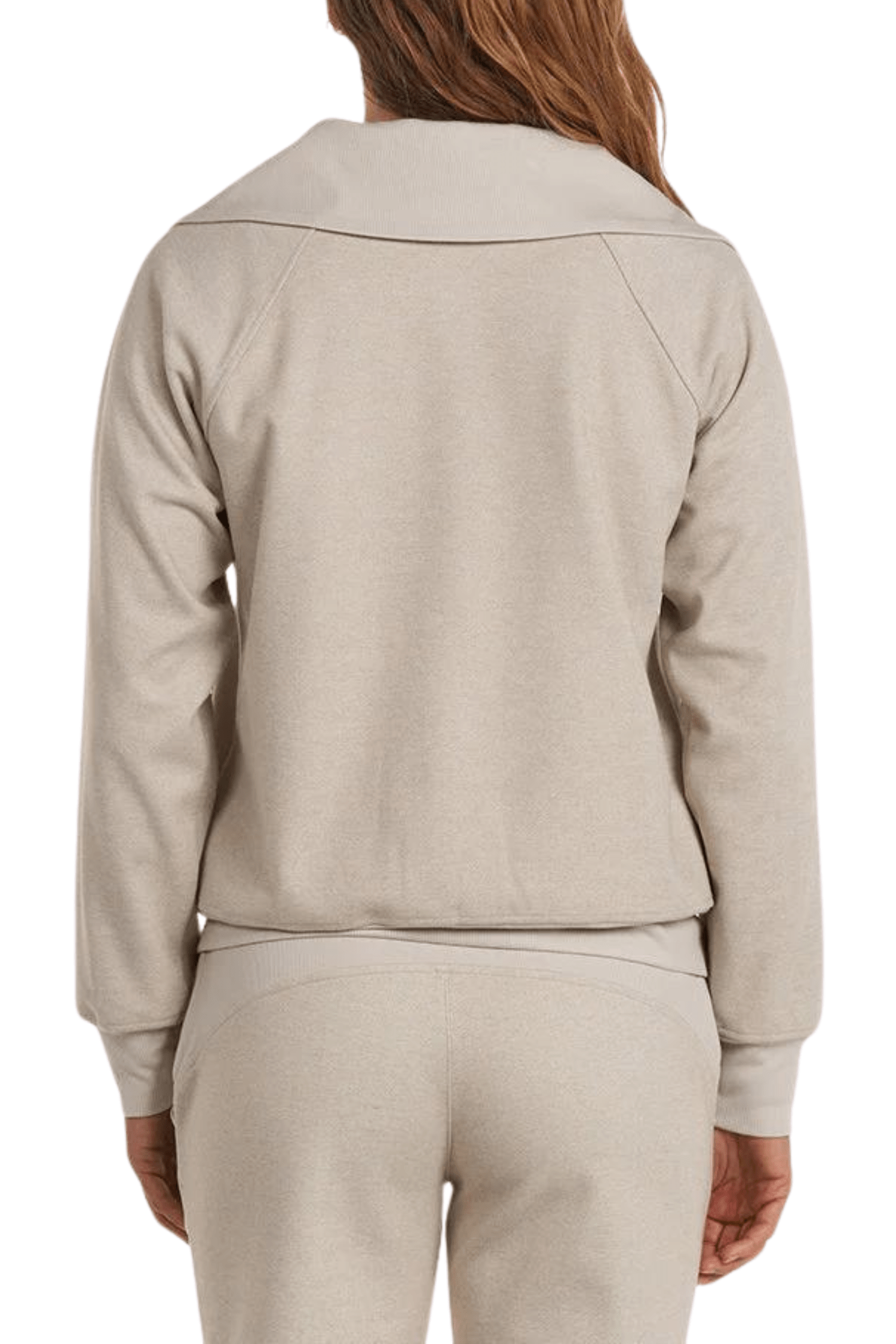 Thrive Société Quinn Double Zip Jacket Stone