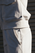 Thrive Société Quinn Double Zip Jacket Stone