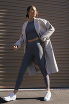 Thrive Société Quinn Trench Coat Stone