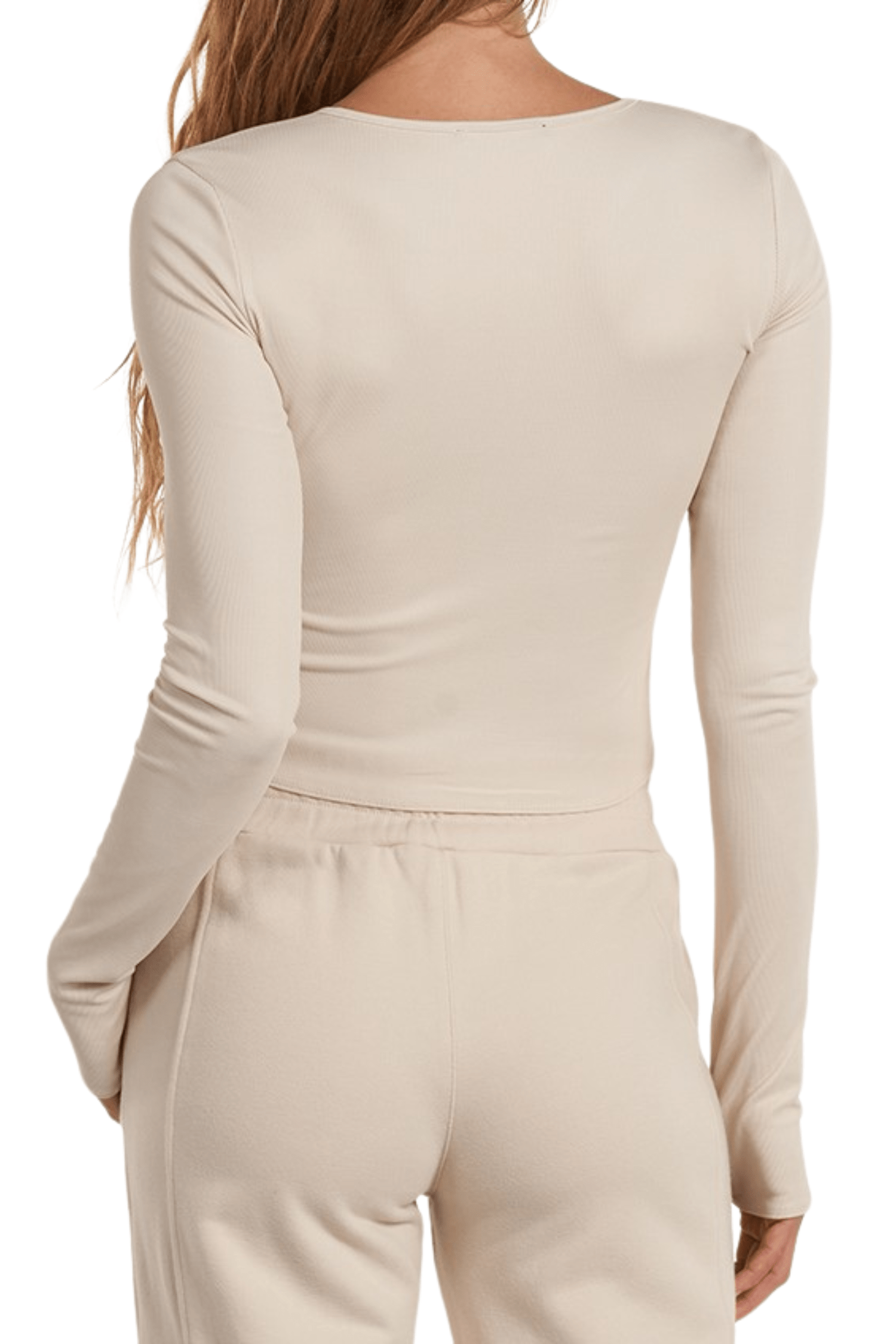 Thrive Société Double Zip Cardi Chalk