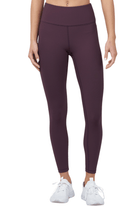 Thrive Société Refine Rib 7/8 Legging Cherry