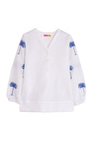 Vilagallo Shirt Ebba Emb White Linen