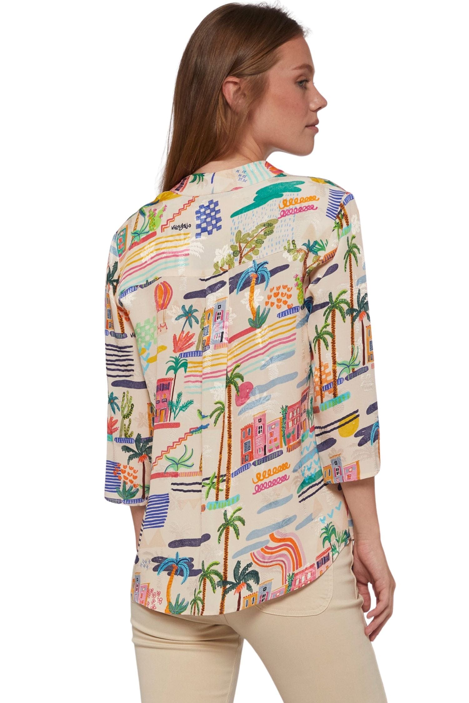 Vilagallo Shirt Leandra Villajoyosa Acuarela
