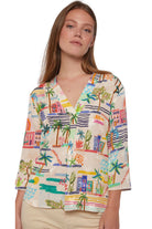 Vilagallo Shirt Leandra Villajoyosa Acuarela