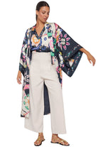 Vilagallo Coat Kimono Suzani