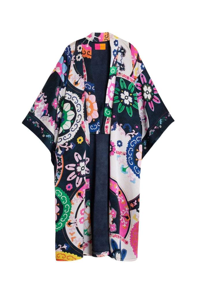 Vilagallo Coat Kimono Suzani