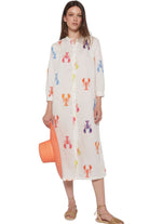 Vilagallo Dress Amina Langosta Acuarela